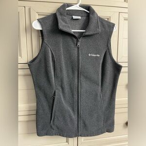 Columbia Gray Fleece Vest